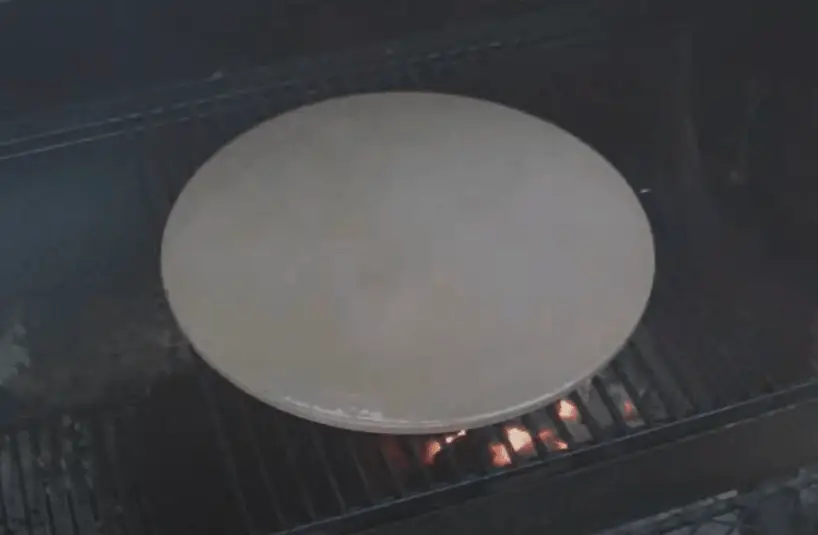 Bake the pizza stone