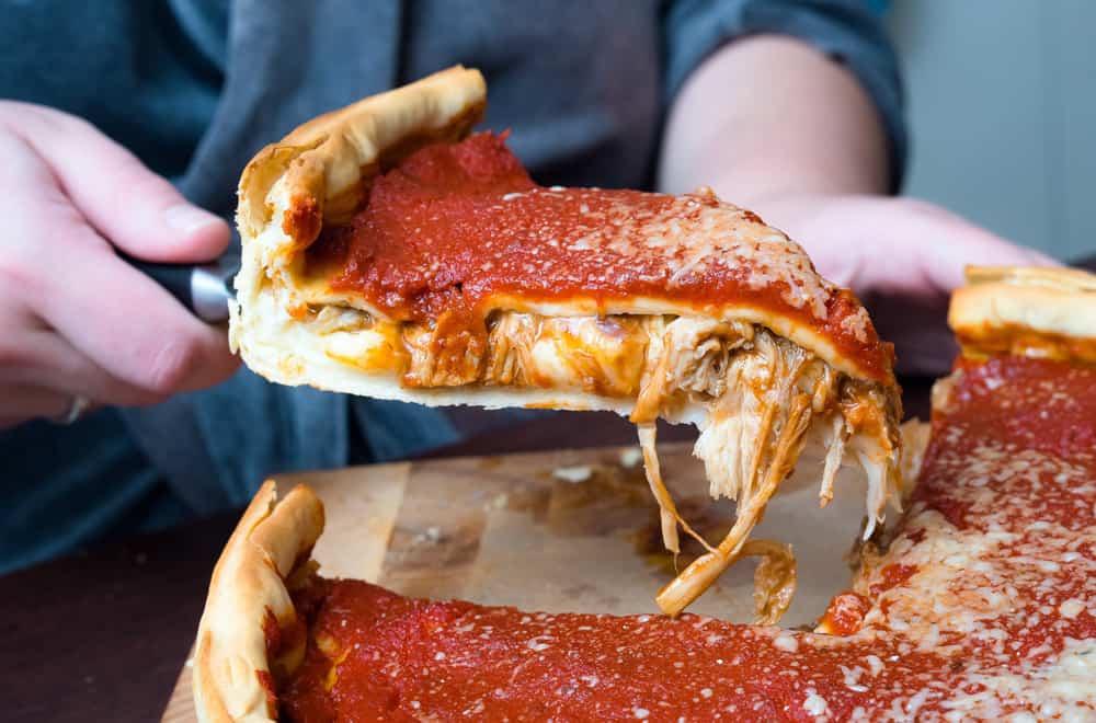 Deep Dish vs. Stuffed Pizza Which pizza type is deeper