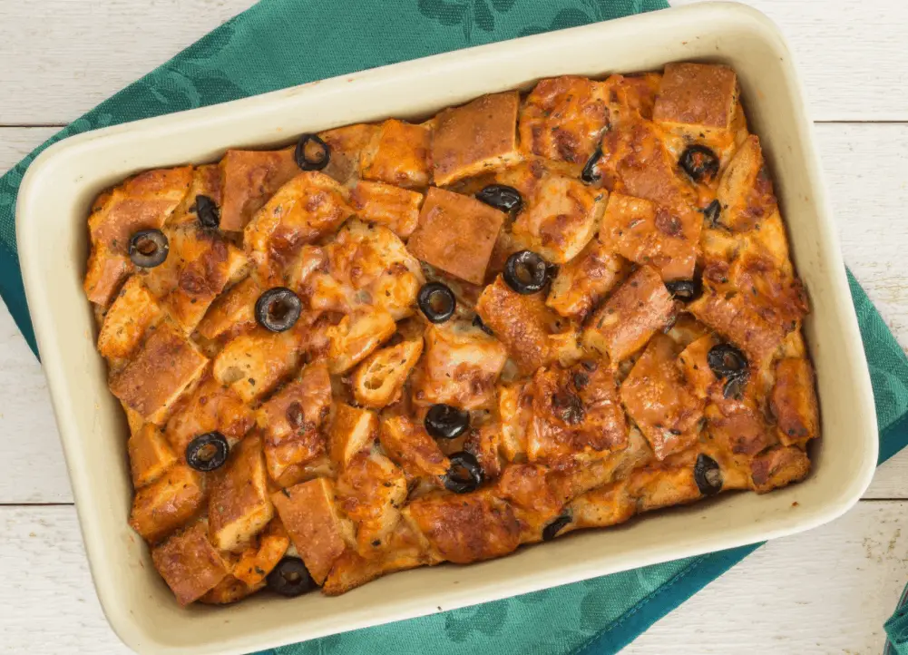 Pizza Bread Pudding