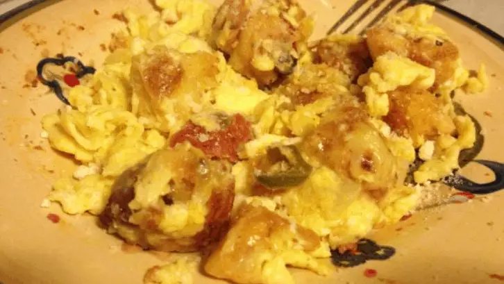 Scrambled Egg Pizza