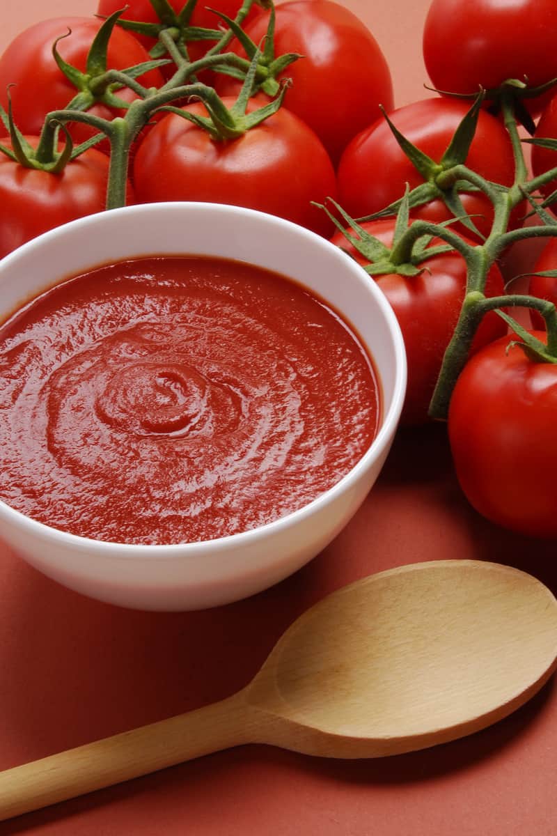 Where did tomato sauce originate from