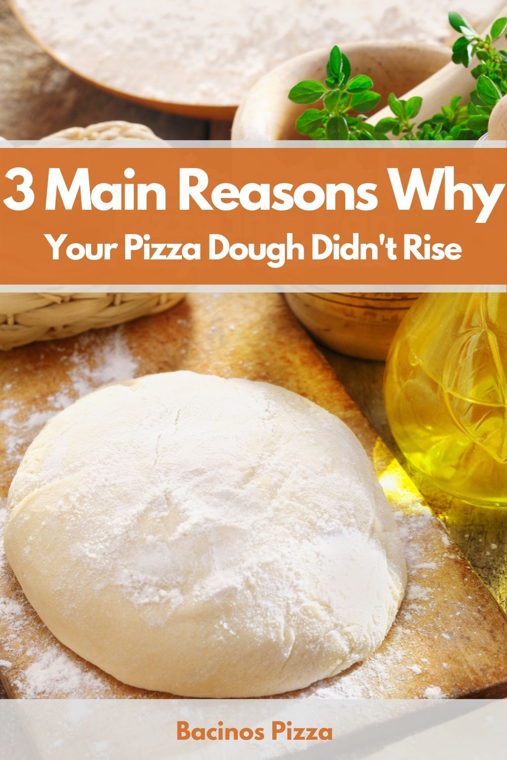 3 Main Reasons Why Your Pizza Dough Didn't Rise pin