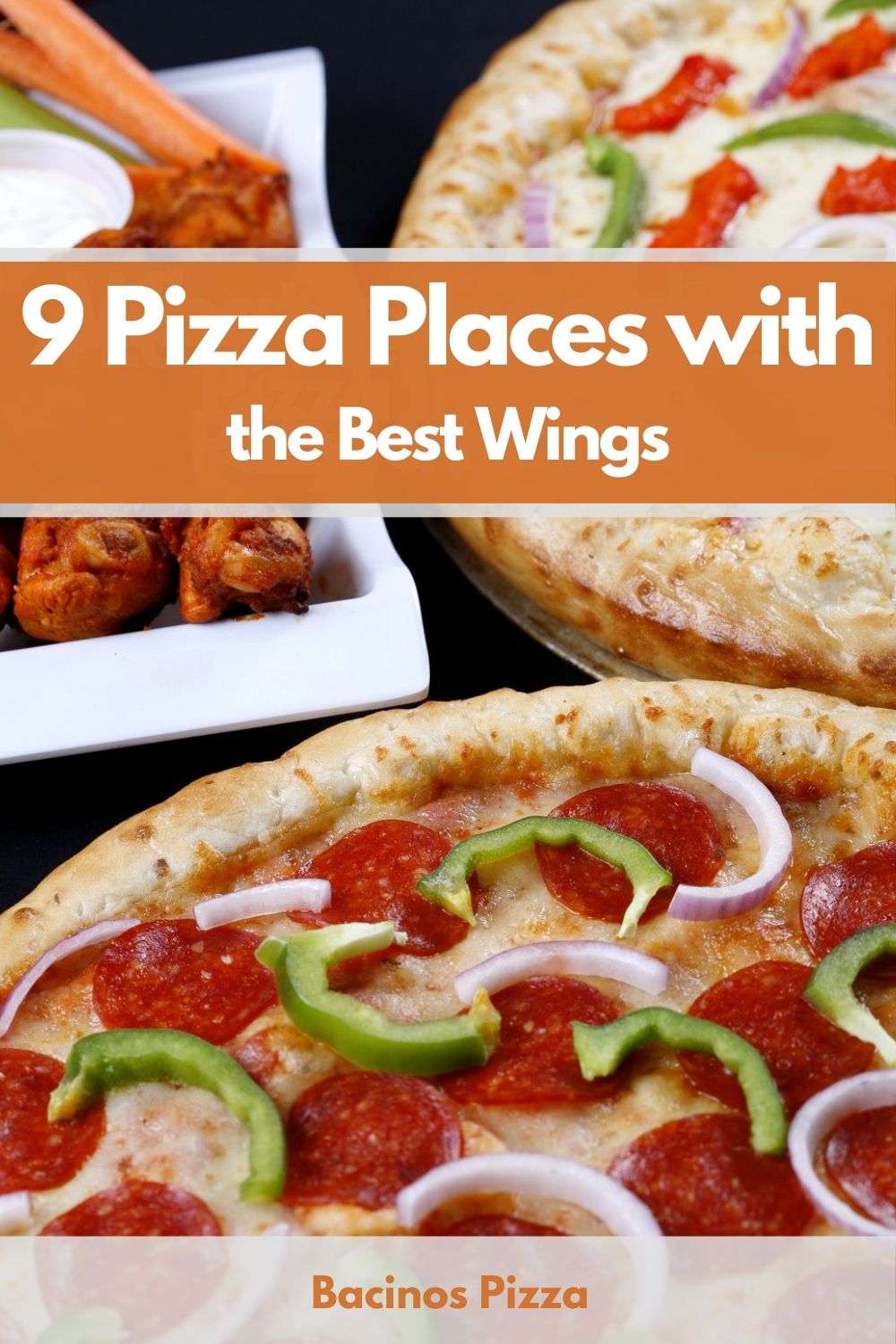 9 Pizza Places with the Best Wings pin 2