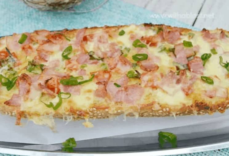 Bacon-Garlic-Bread-Pizza