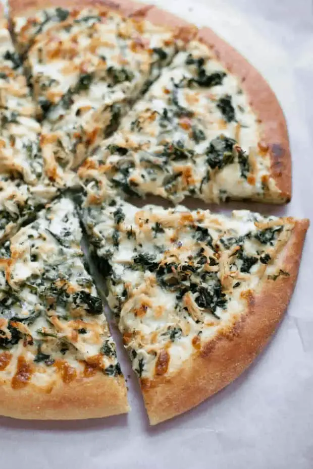 Chicken-Spinach-Alfredo-Pizza