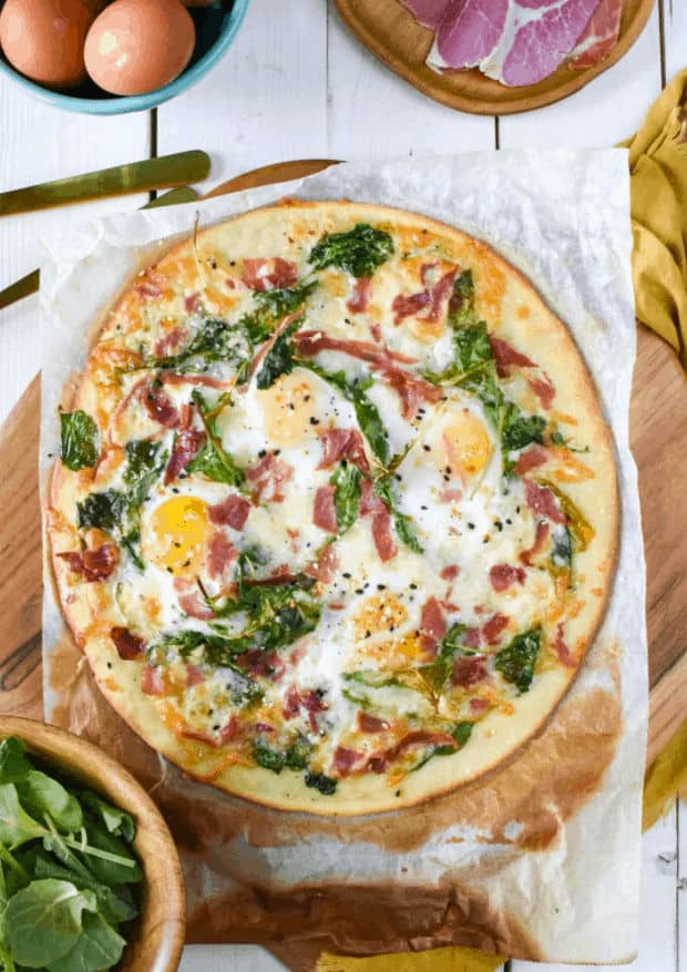 Country-Ham-Egg-and-Kale-Breakfast-Pizza