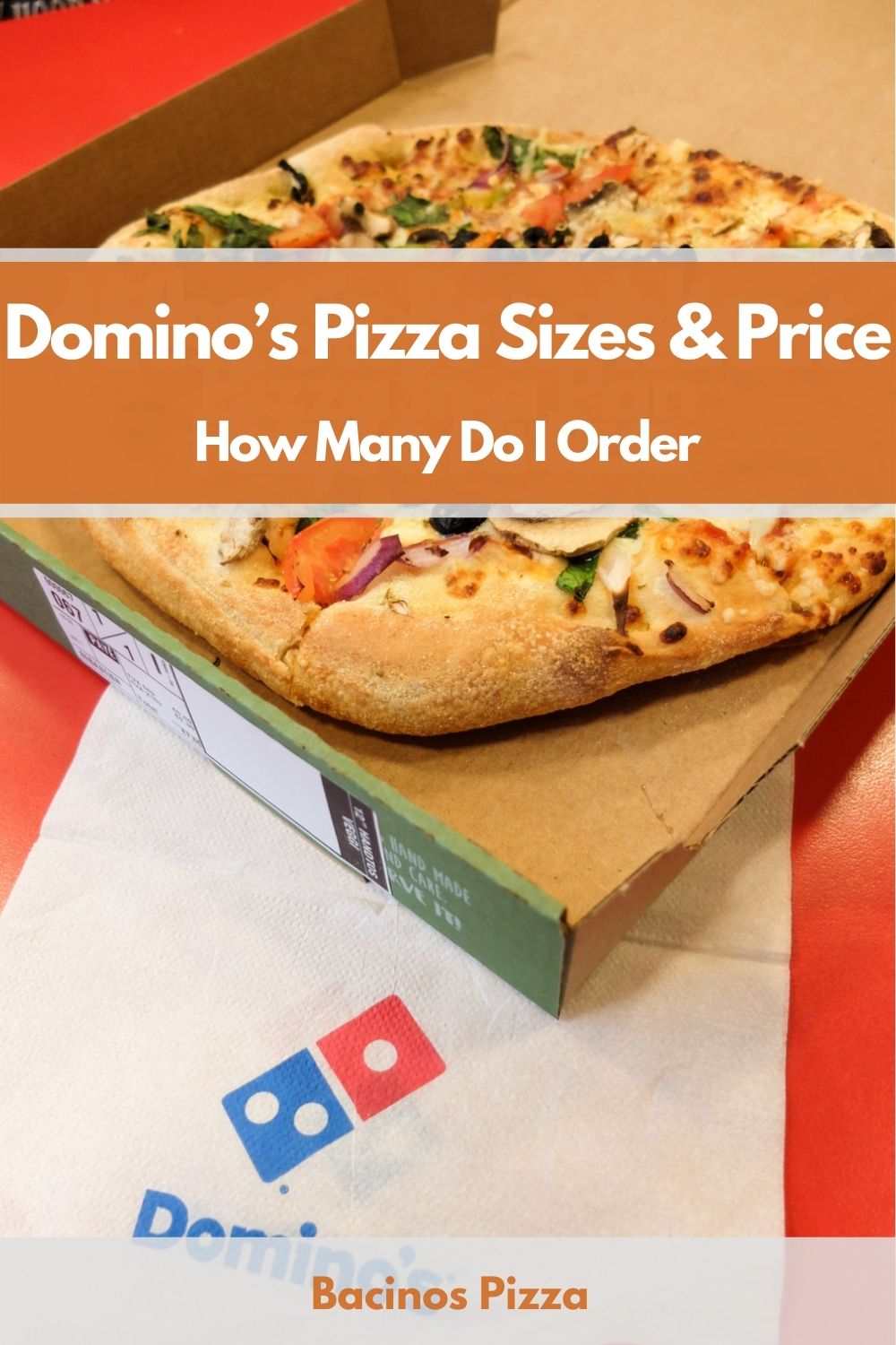 An event second hand Admit Domino's Pizza Sizes & Price: How Many Do I Order?
