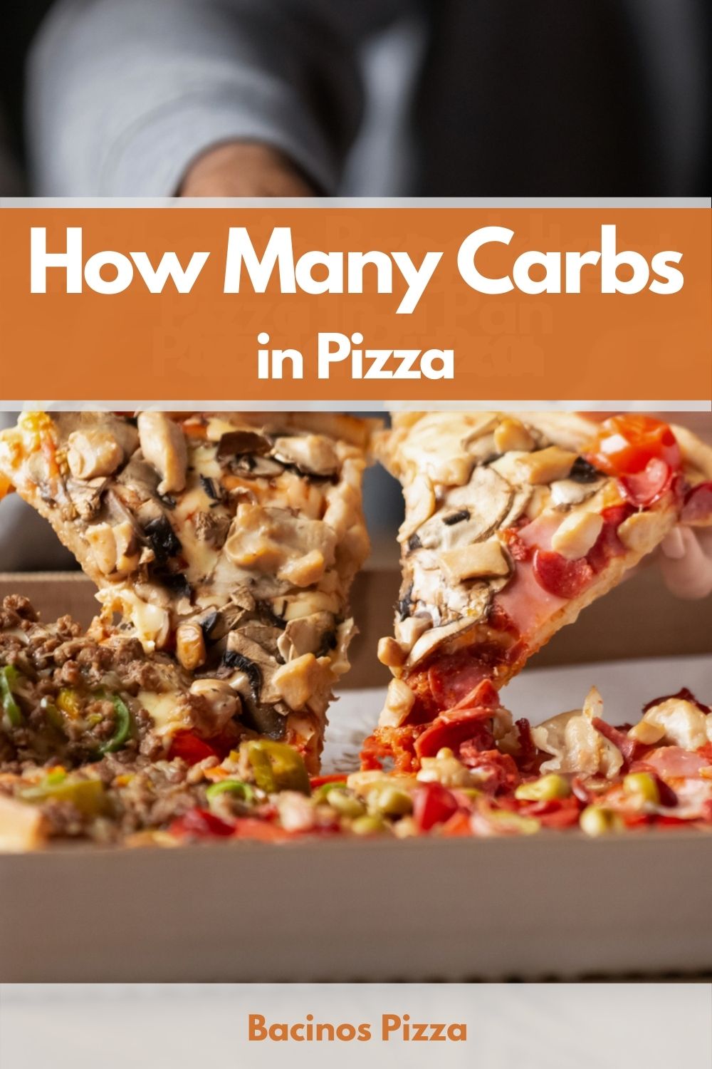 How Many Carbs in Pizza pin