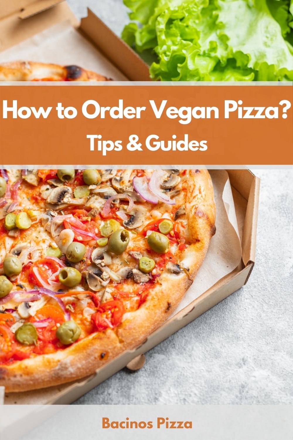 How to Order Vegan Pizza pin