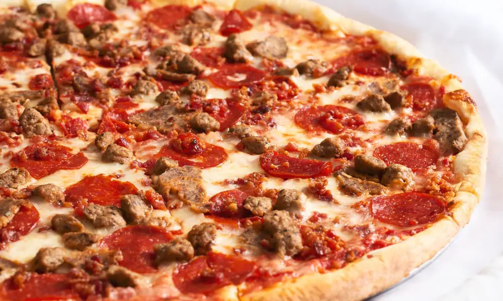 Pizza Hut' S Meat Pizza