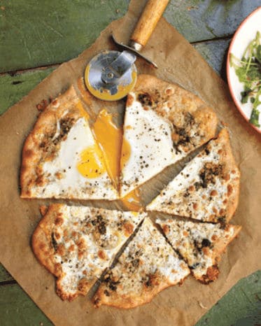 Pizza-with-a-Sunny-Side-Up-Egg-and-Herb-Garden-Pesto