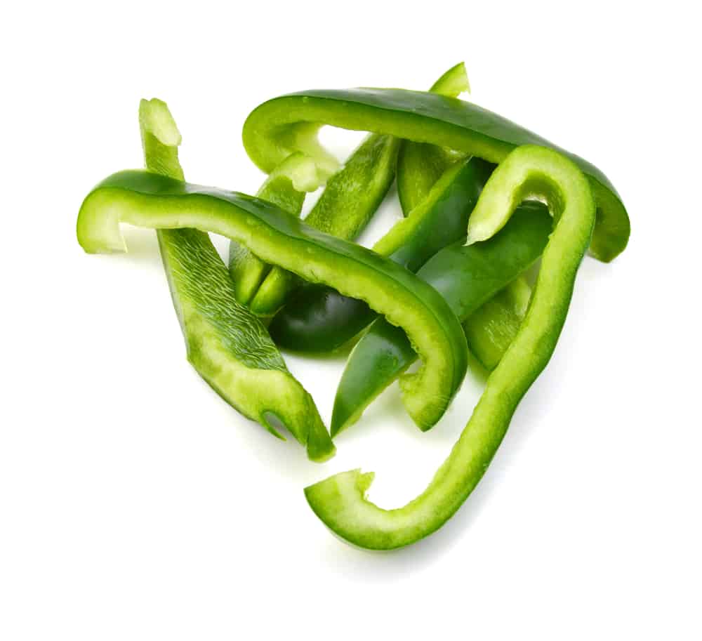 Sliced Green Pepper