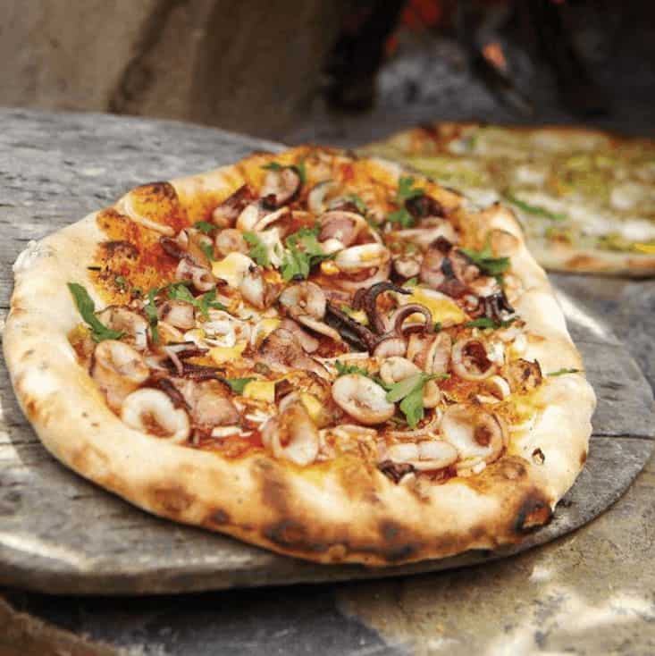 Squid-Pizza-with-Saffron