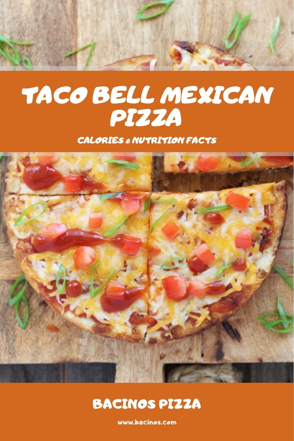 Taco Bell Mexican Pizza Calories & Nutrition Facts (Chart) 2