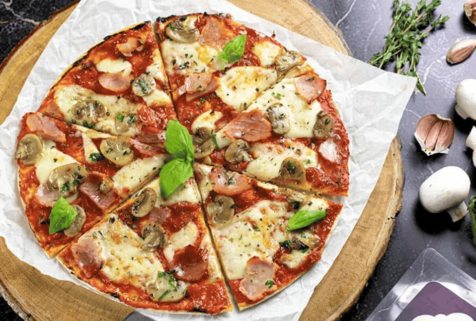 The-170-Calorie-Ham-Mushroom-Pizza