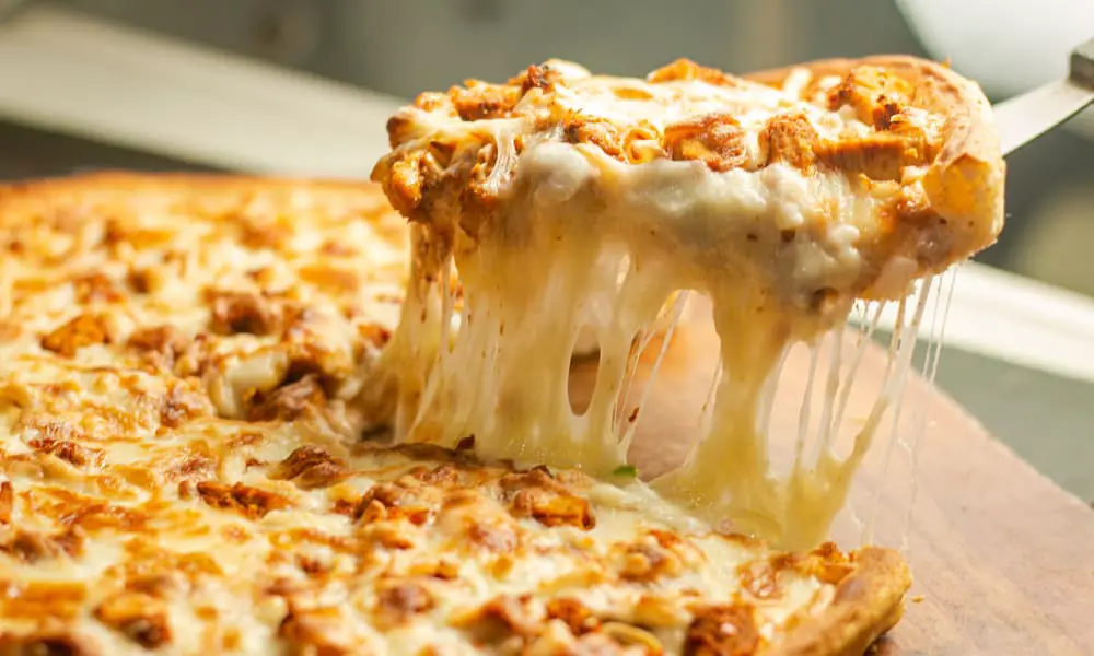 The cheesy topping