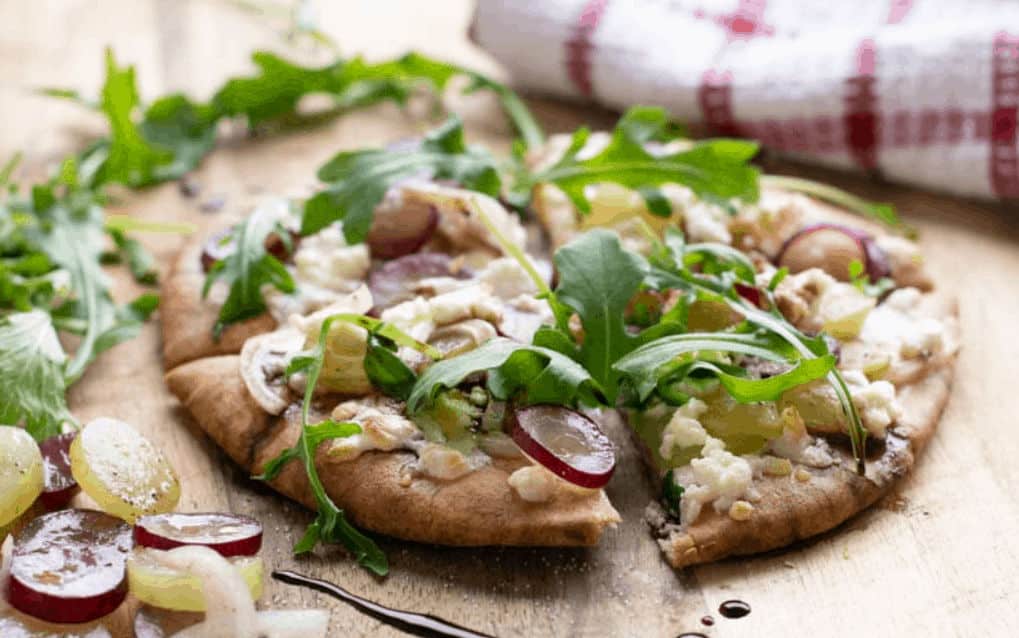 Walnut-Grape-and-Goat-Cheese-Pizza