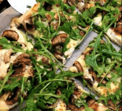 Arugula-Mushroom-Pizza