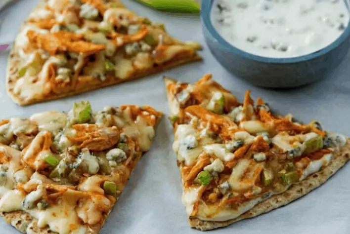 Buffalo-Chicken-Tortilla-Pizza