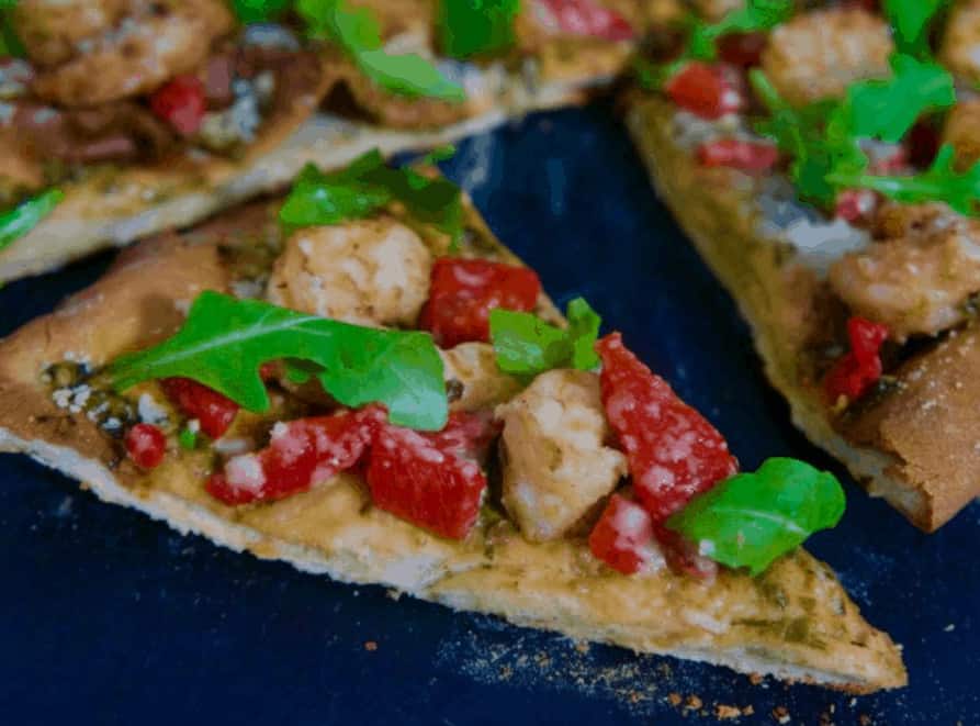 Hot-and-Spicy-Shrimp-Pizza-with-Arugula-–-Caribbean-Green-Living