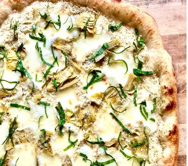 New York-Style Artichoke Pizza