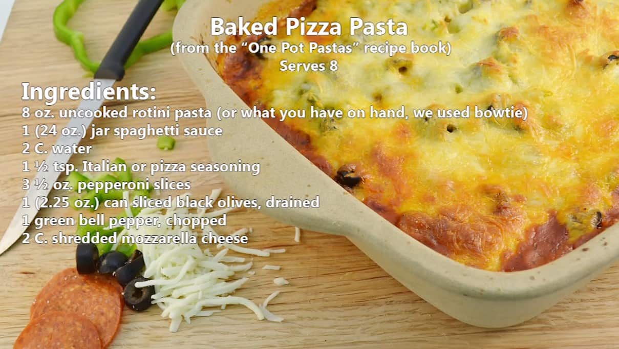 Pizza Casserole Recipe – Baked Pizza Pasta Dish