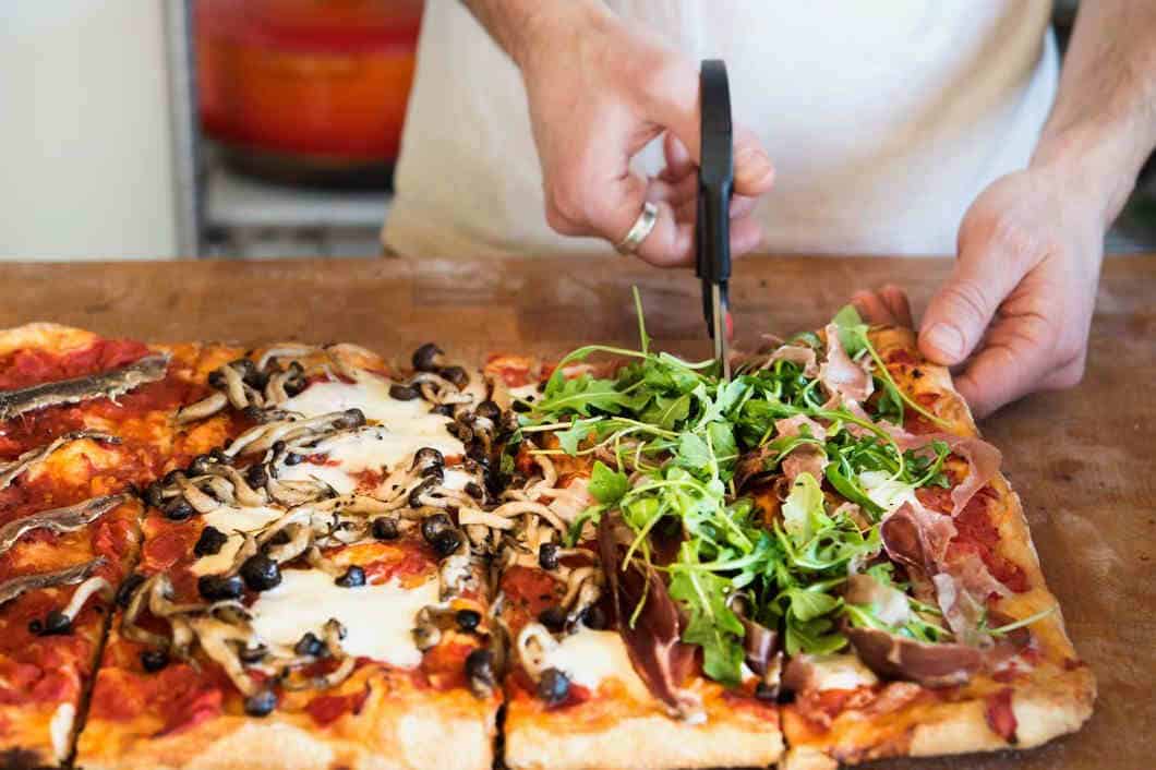 Baking Process & Serving ROMAN pizza