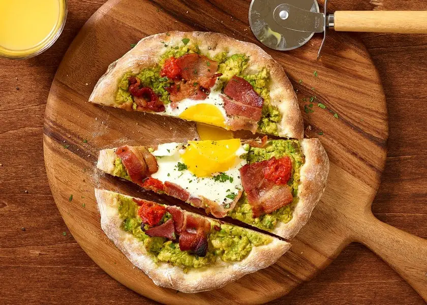 Breakfast Pizza With California Avocado