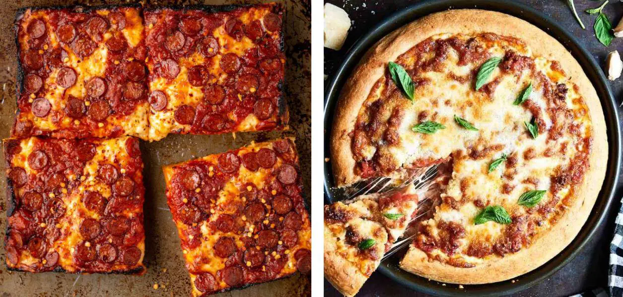 Detroit vs. Chicago-Style Pizza