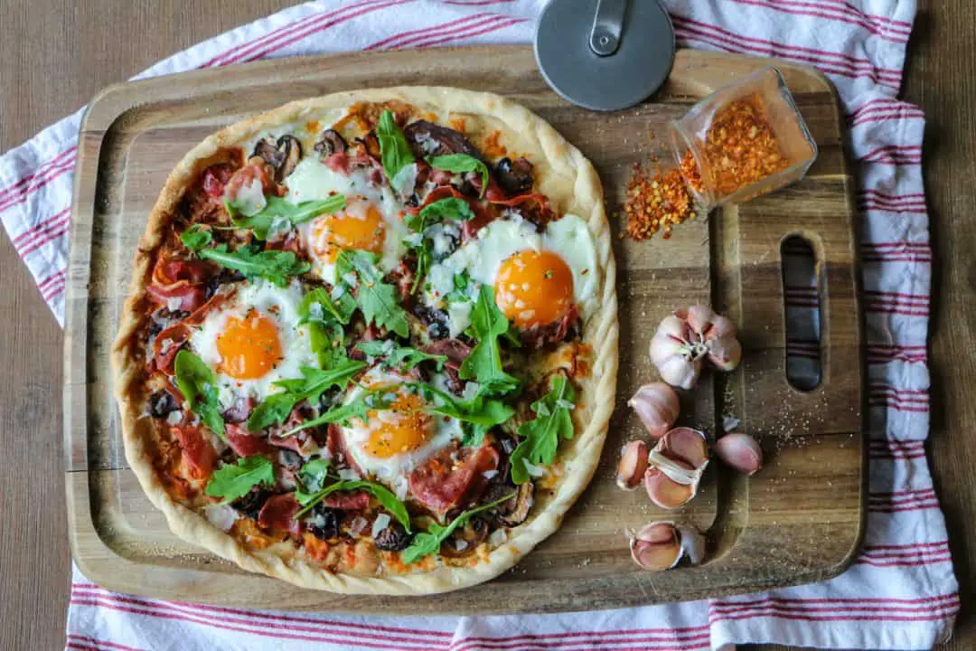 Gourmet Breakfast Pizza