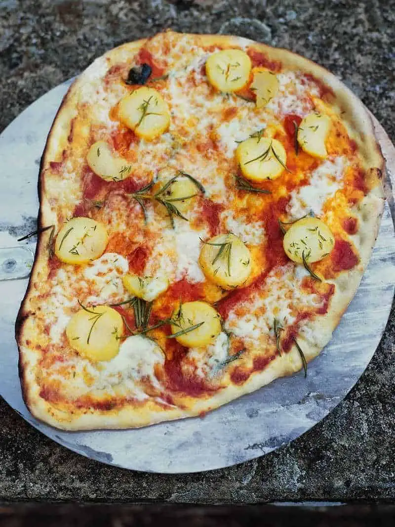 Rosemary and Potato Pizza