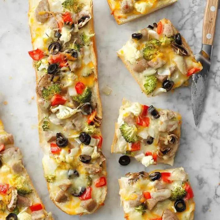 Sausage French Bread Pizza Recipe