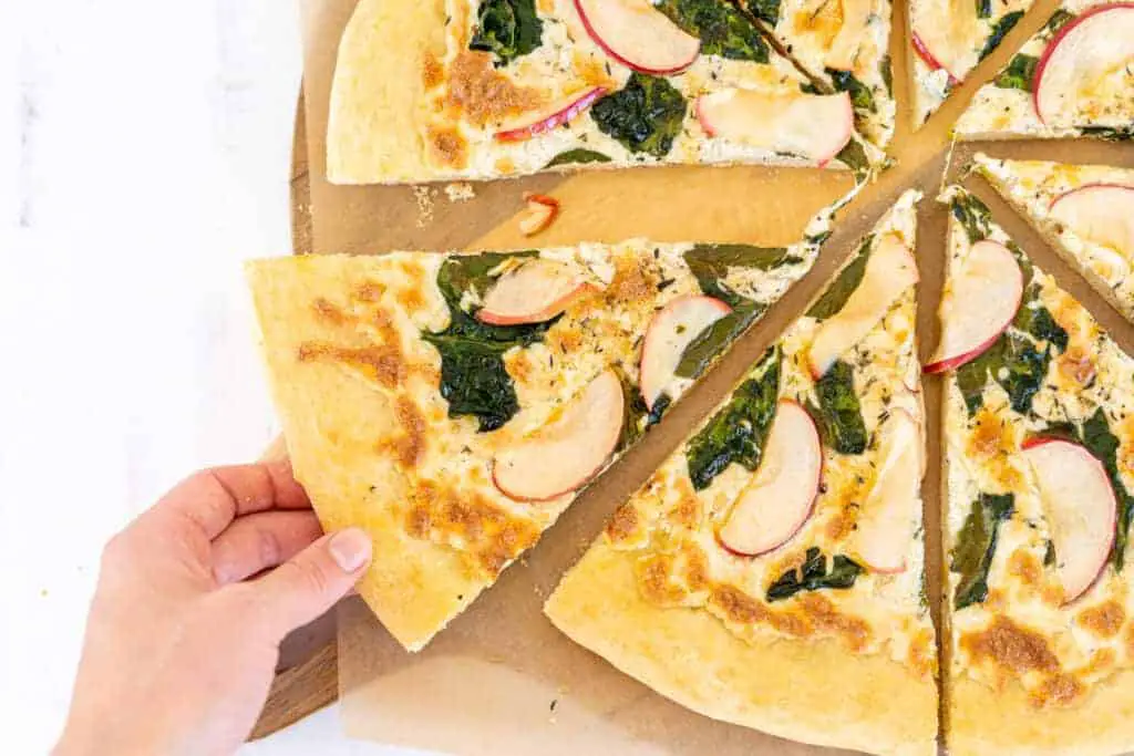 Savory Apple Pizza With Smoked Mozzarella 