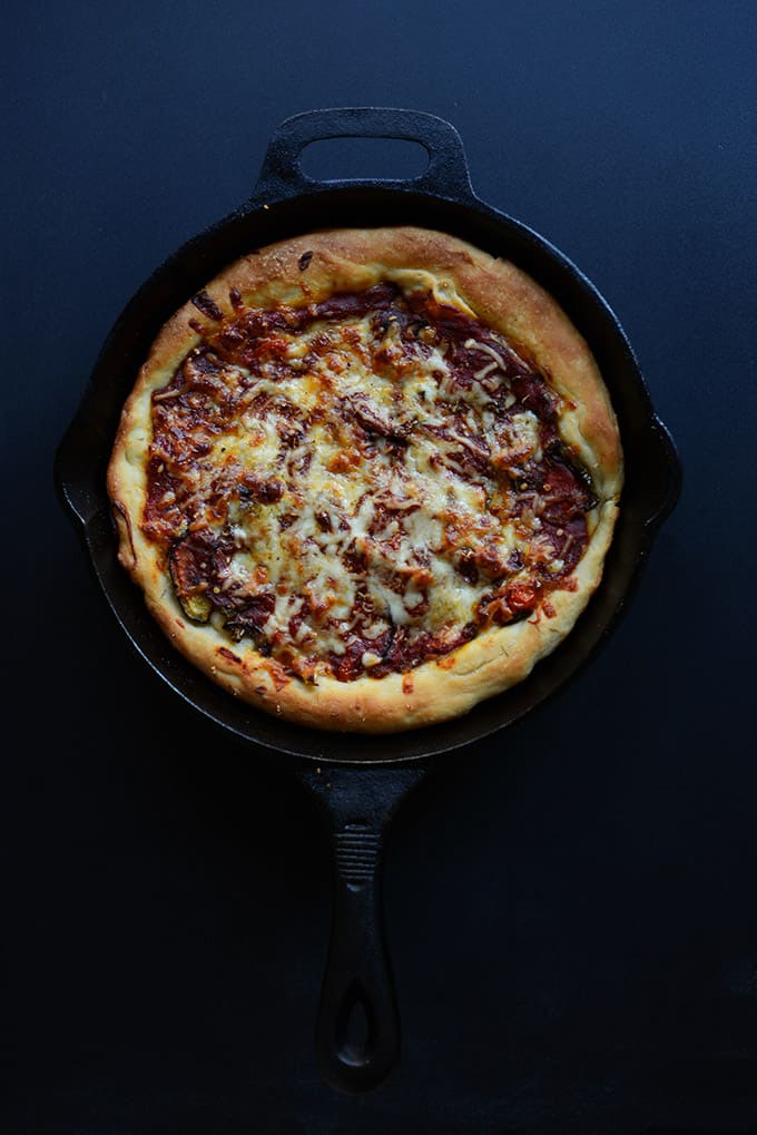 Simple Deep Dish Pizza Recipe