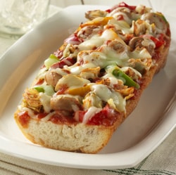 Veggie French Bread Pizza Recipe