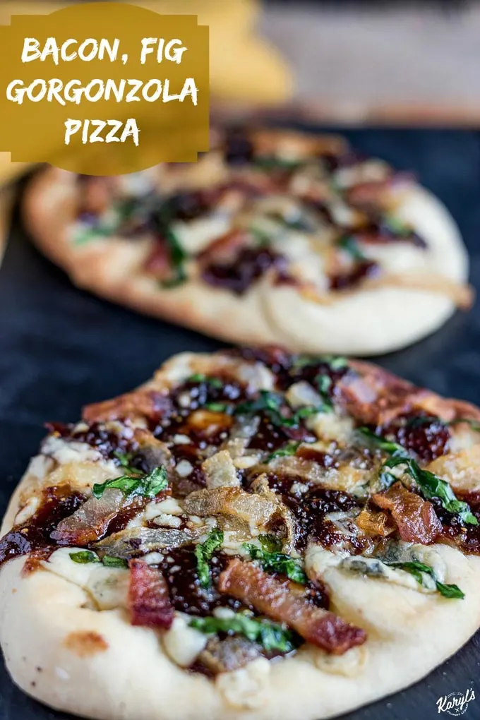 Bacon Gorgonzola Fig Pizza