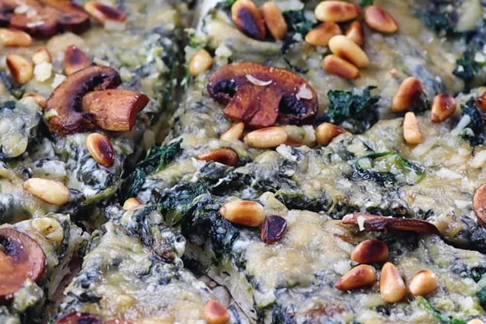 Bianca’s Vegan-Inspired Garlic Mushroom and Spinach Pizza Recipe