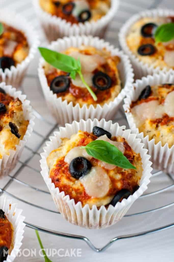 Black Olive Pizza Muffins Recipe