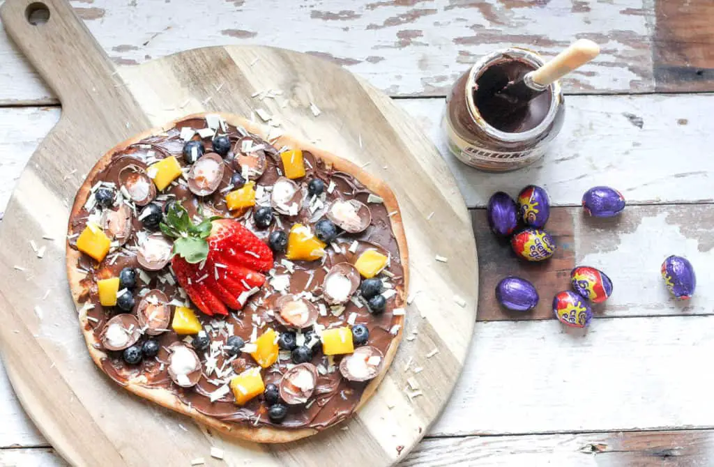 Cadbury Creme Egg® Nutella Pizza