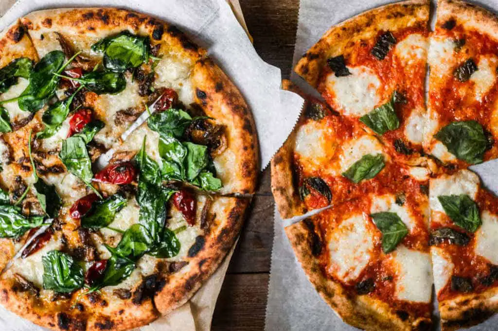 Neapolitan Pizza Baked In Ooni Wood-Fired Pizza Oven