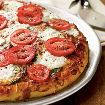 Spinach & Ricotta Pizza Recipe