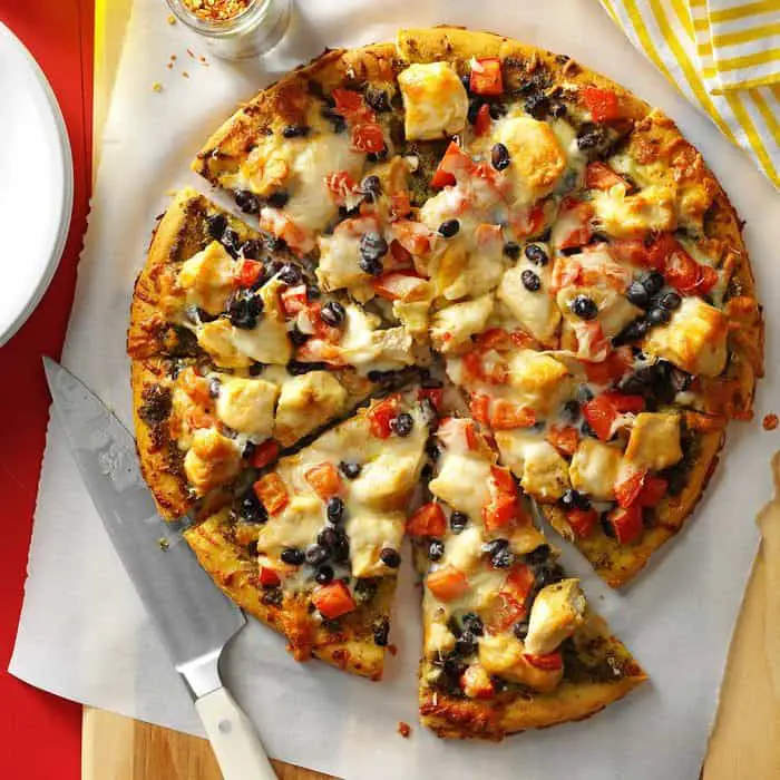 Taste of Home Chicken Pizza Recipe