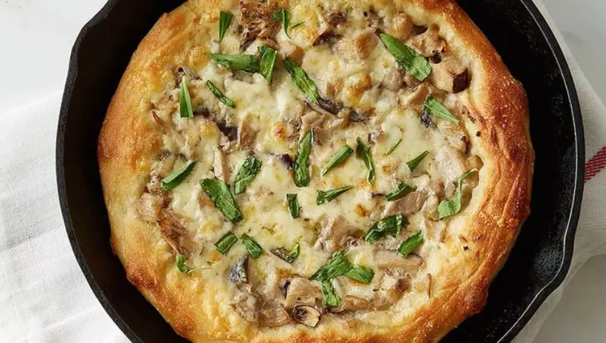 Wild Mushroom Skillet Pizza