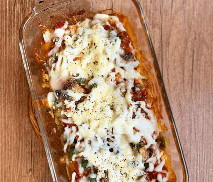 Keto Pizza Lasagna with Noodles