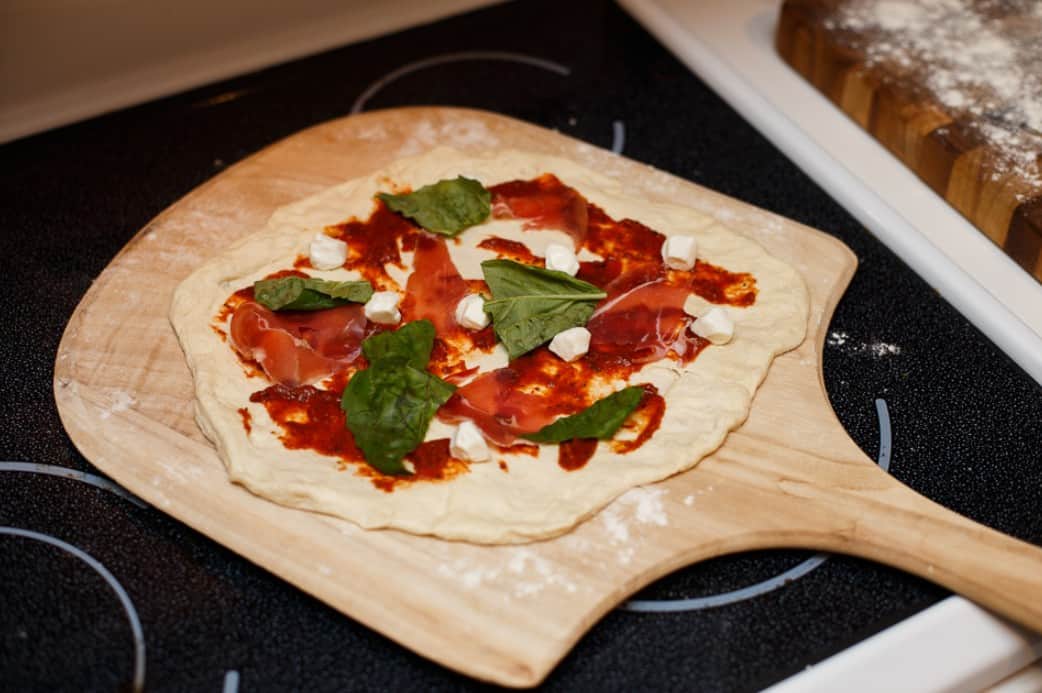 Wooden Cutting BoardTransfer Pizza To A Stone