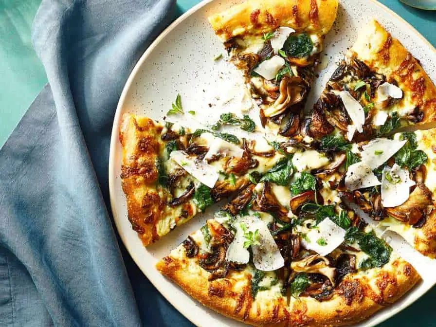 Mushroom and Turkey Pizza