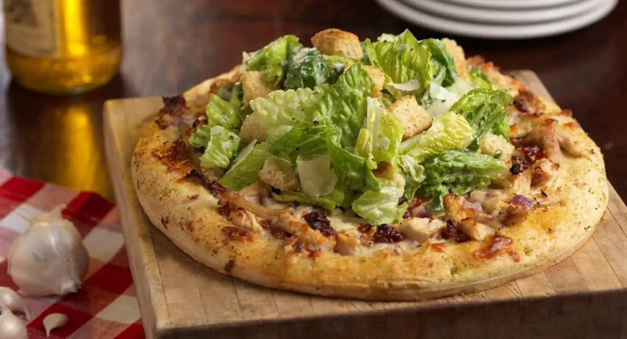 Turkey Caesar Pizza