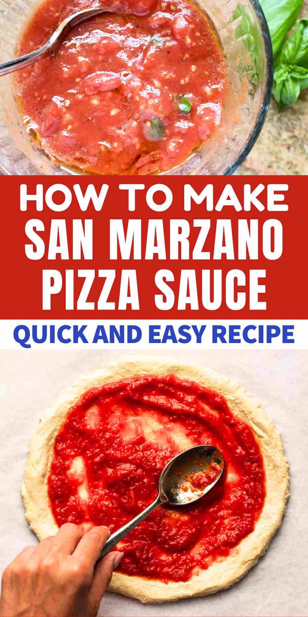 san marzano pizza sauce recipe