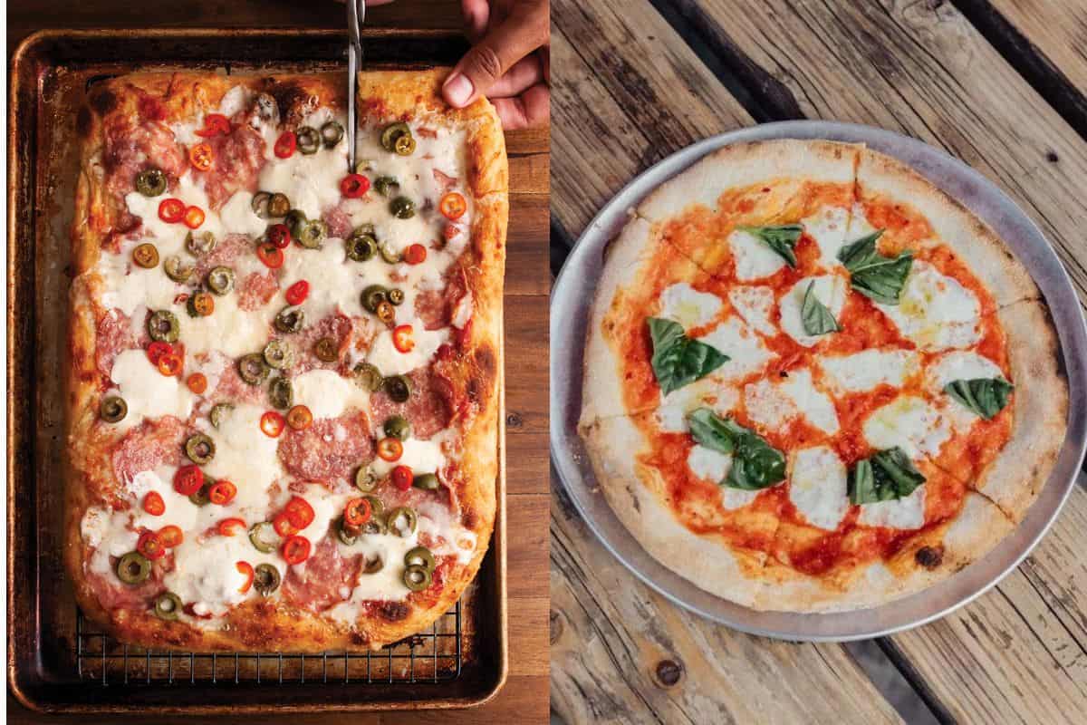 Roman Pizza and Neapolitan Pizza