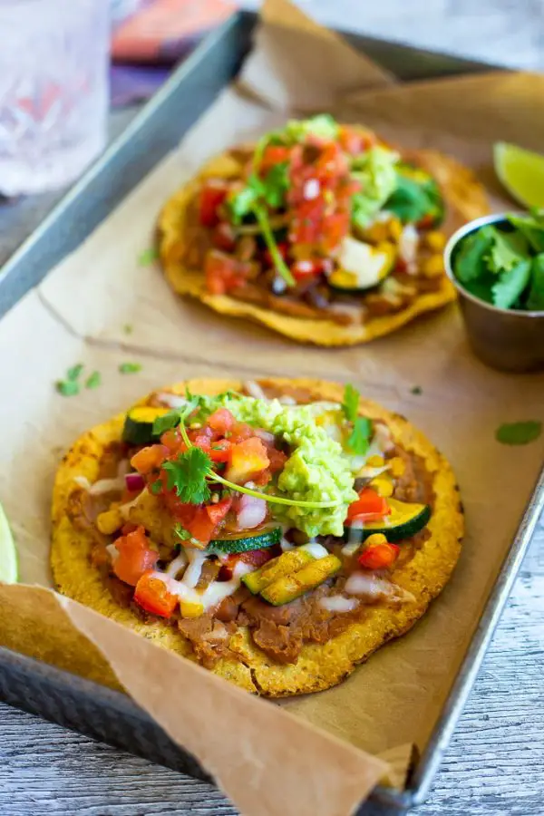 30-Minute Vegetable Tostadas